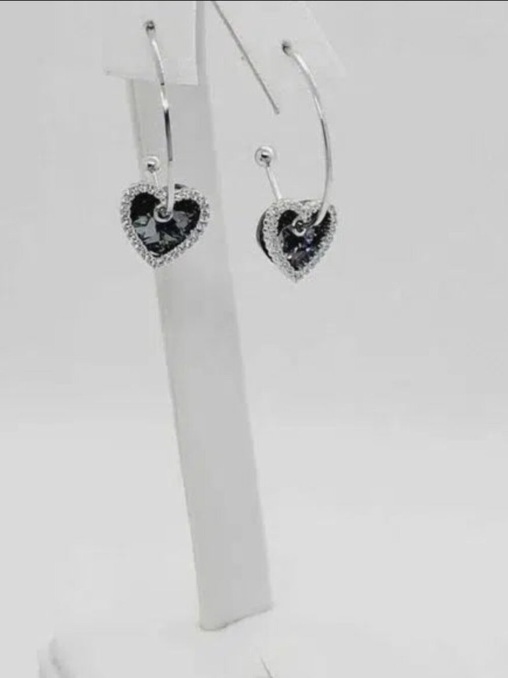 Brand New Sterling Silver 925 Heart Earrings